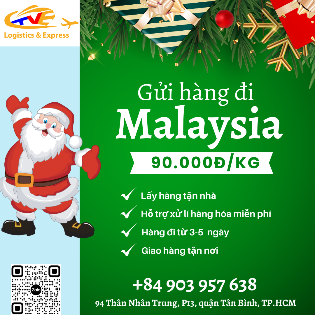 Gửi hàng đi Malaysia - Tiến Việt Express
